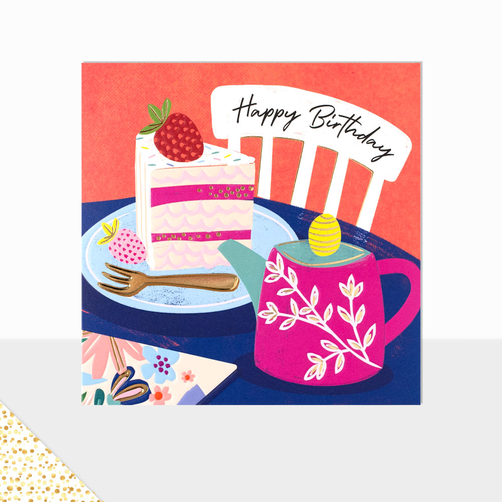 Aurora Happy Birthday Cake Slice