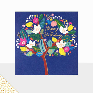 Aurora Happy Birthday Floral Tree