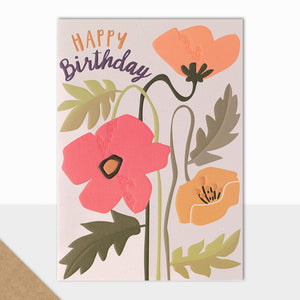 Bloom Happy Birthday Poppies