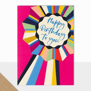 Bloom Happy Birthday Rosette