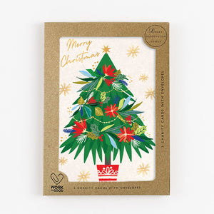 Charity Christmas Card Pack Tree