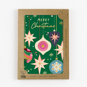 Charity Christmas Card Pack Bauble