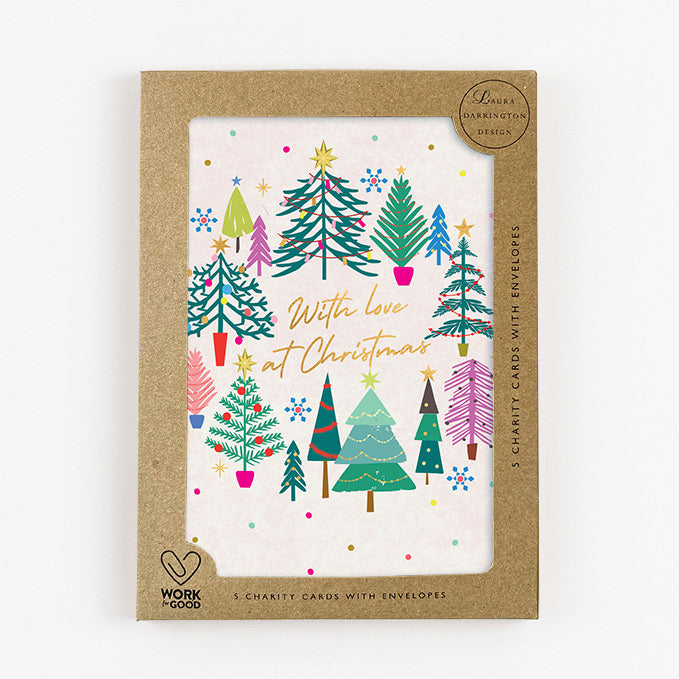 Charity Christmas Card Pack With Love