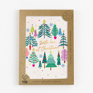 Charity Christmas Card Pack With Love