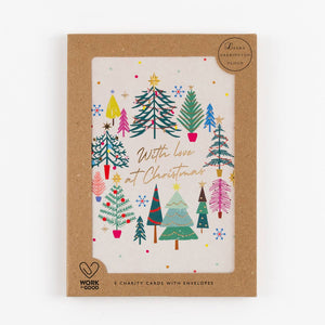 Charity Christmas Card Pack With Love