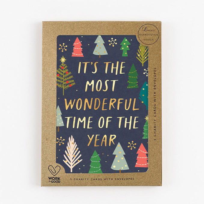 Charity Christmas Card Pack Wonderful Time
