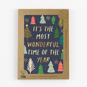 Charity Christmas Card Pack Wonderful Time
