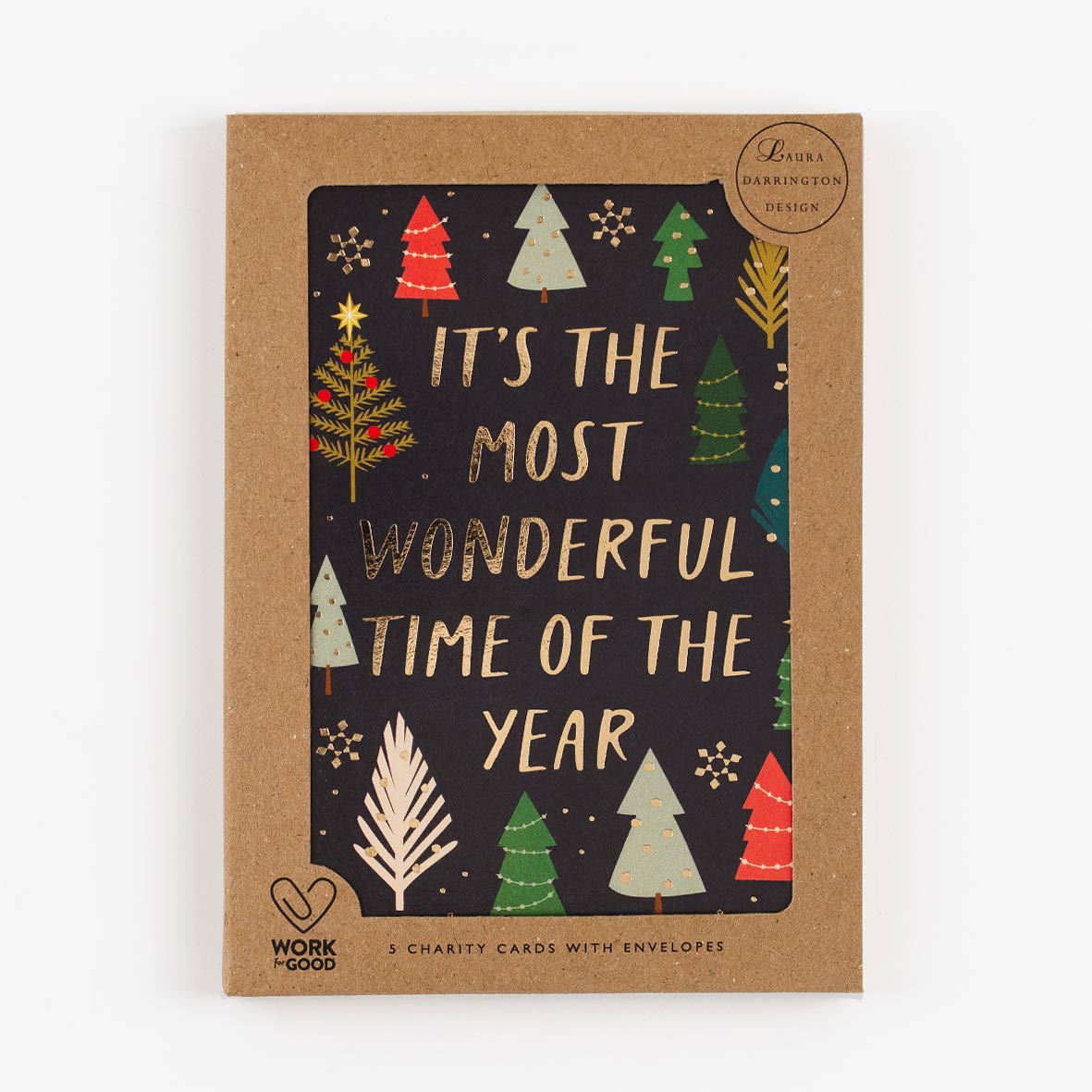 Charity Christmas Card Pack Wonderful Time