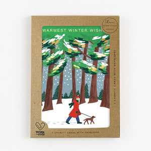 Charity Christmas Card Pack Winter Wishes