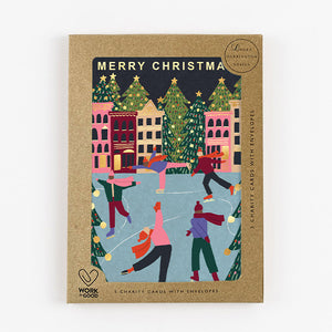 Charity Christmas Card Pack Ice Rink
