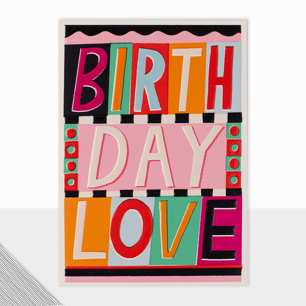 Fontfetti Birthday Love