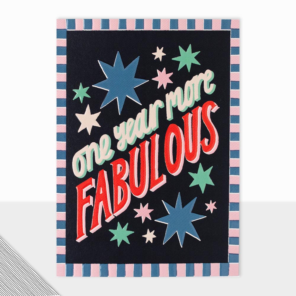 Fontfetti One Year One more Fabulous