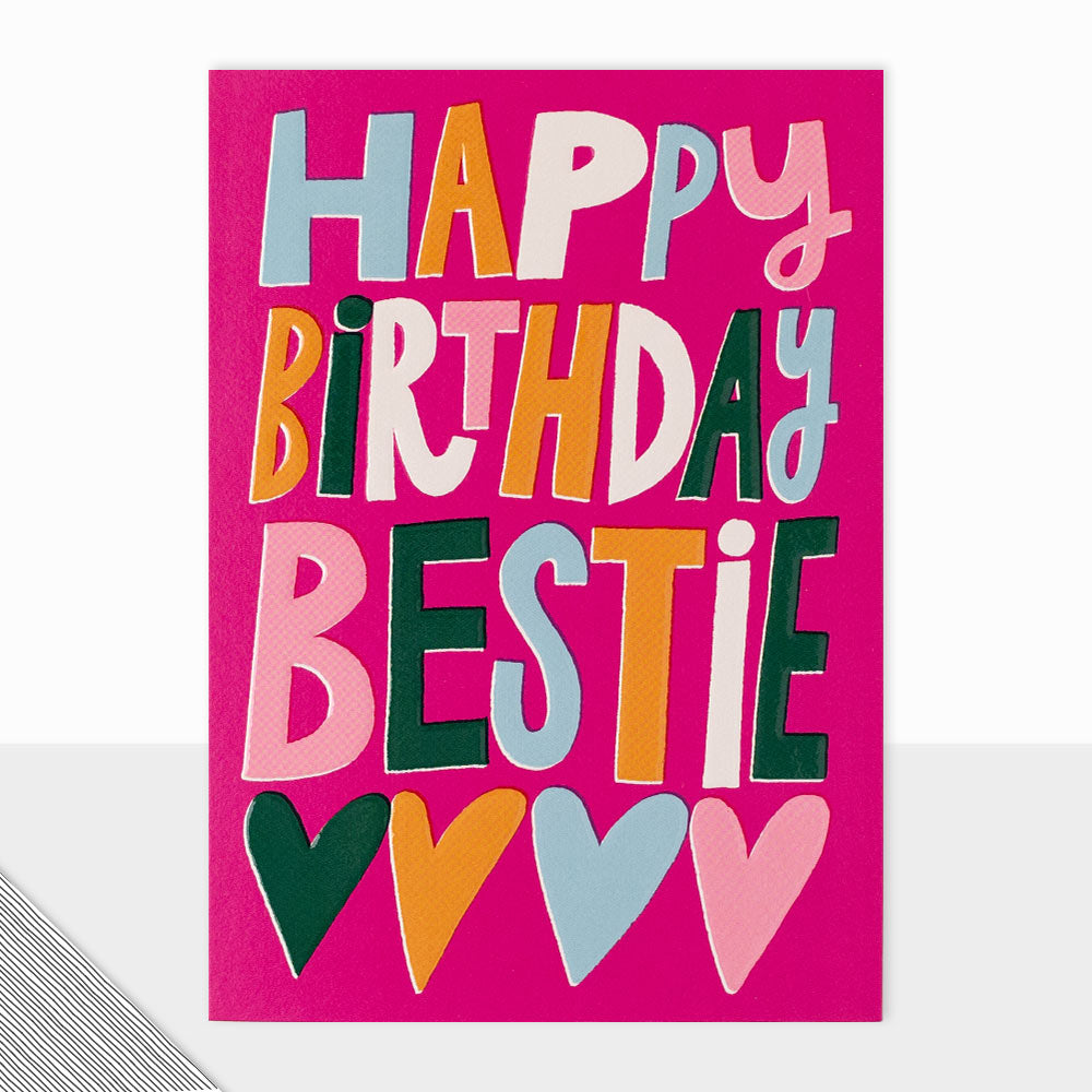 Fontfetti Happy Birthday Bestie