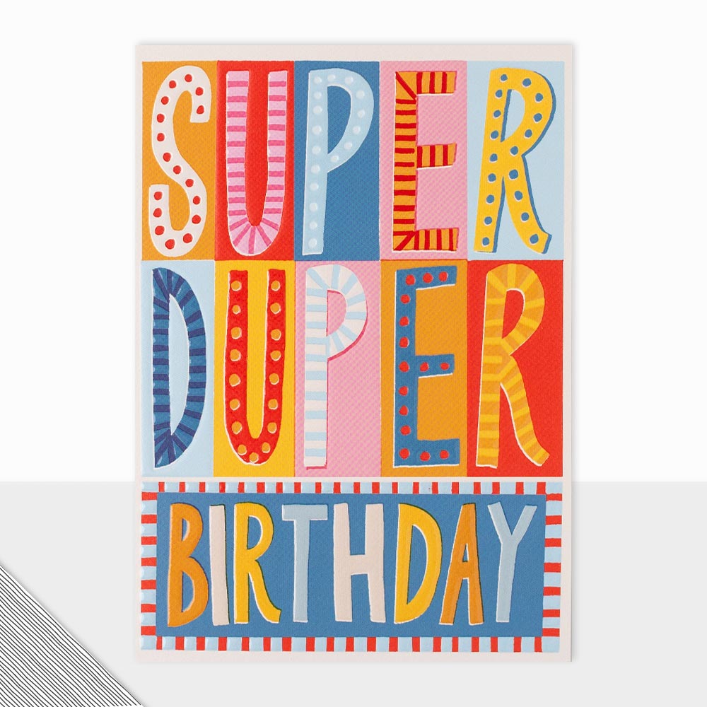 Fontfetti Super Duper Birthday