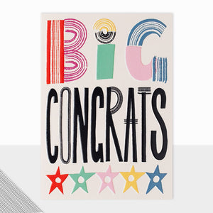 Fontfetti Big Congrats