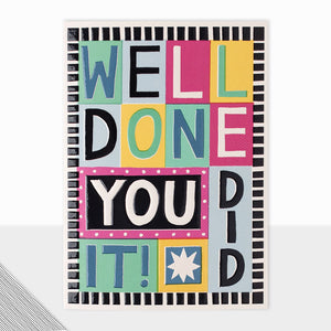 Fontfetti Well Done you did it