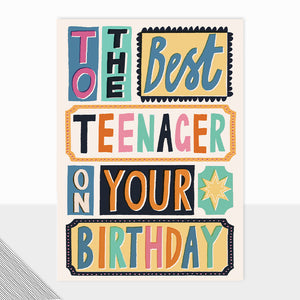 Fontfetti Happy Birthday Teenager