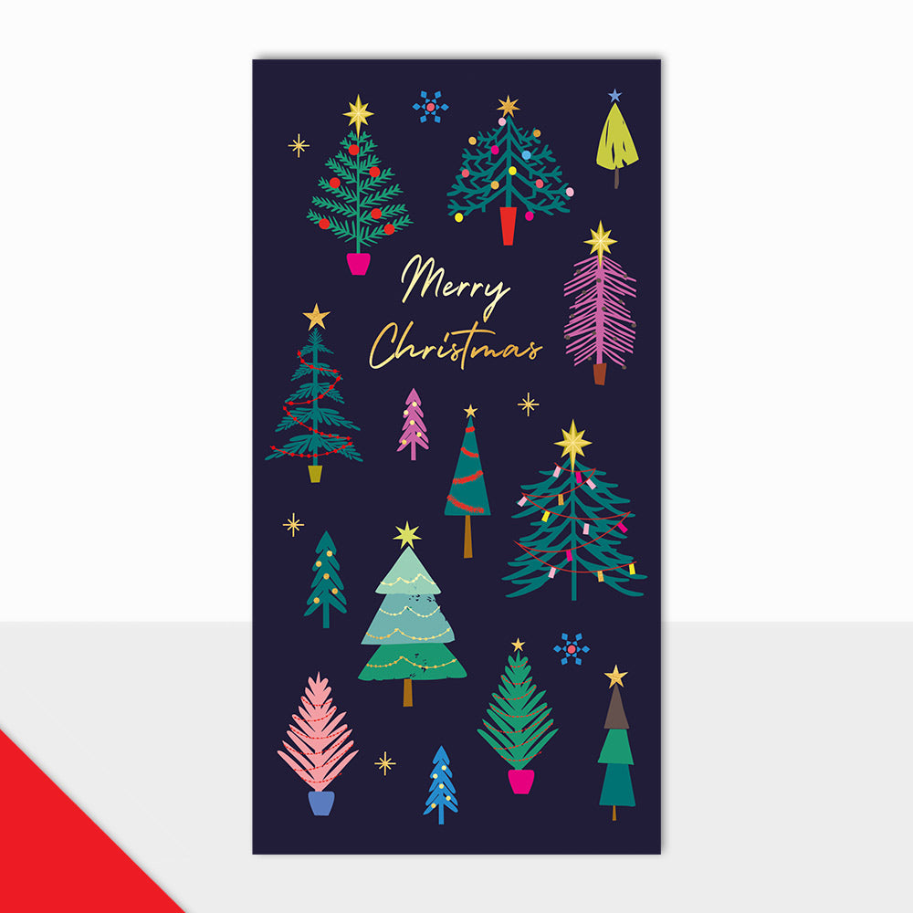 Gift Wallet - Merry Christmas Trees