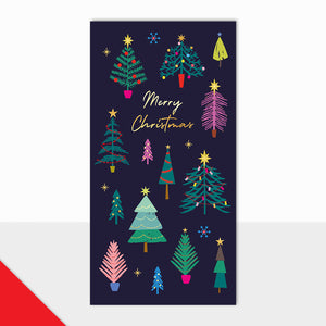 Gift Wallet - Merry Christmas Trees
