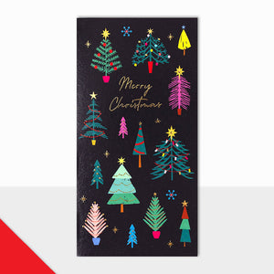 Gift Wallet - Merry Christmas Trees
