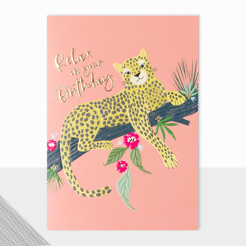 Kingdom Collection Happy Birthday Leopard