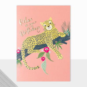 Kingdom Collection Happy Birthday Leopard