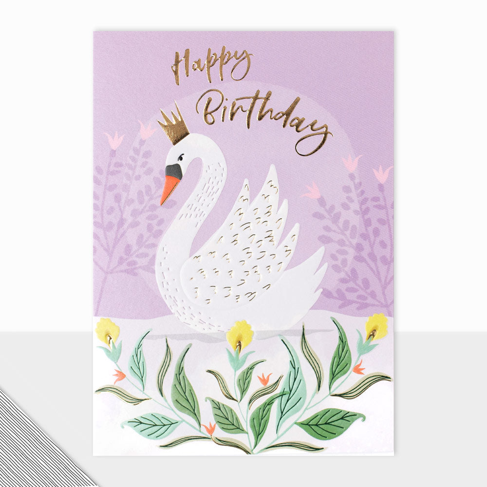 Kingdom Collection Happy Birthday Swan