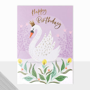 Kingdom Collection Happy Birthday Swan