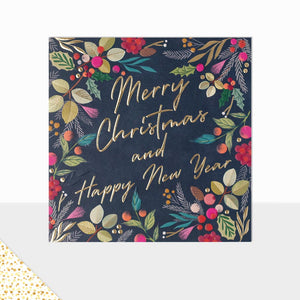 Wonderland Merry Christmas Floral